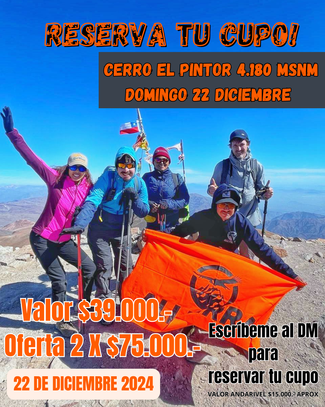 Trekking Cerro el Pintor - Domingo 22 de Diciembre 2024